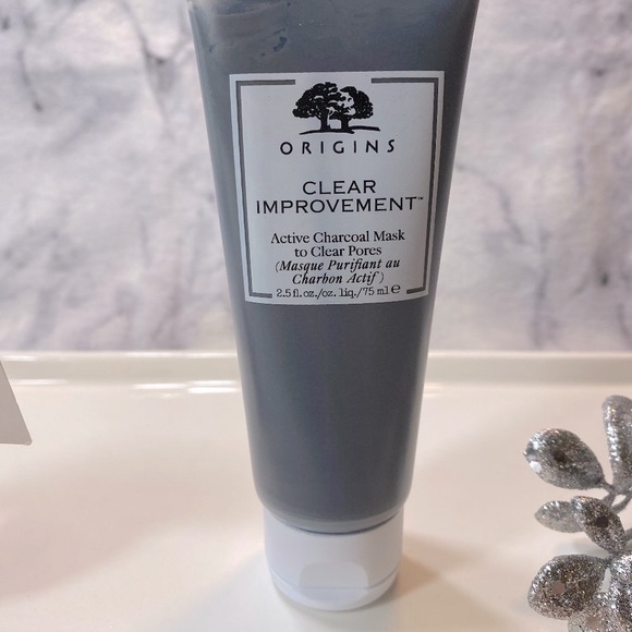Origins Clear Improvement Active Charcoal Mask, NEW - Full Size 2.5 oz/75 ml - Picture 2 of 9